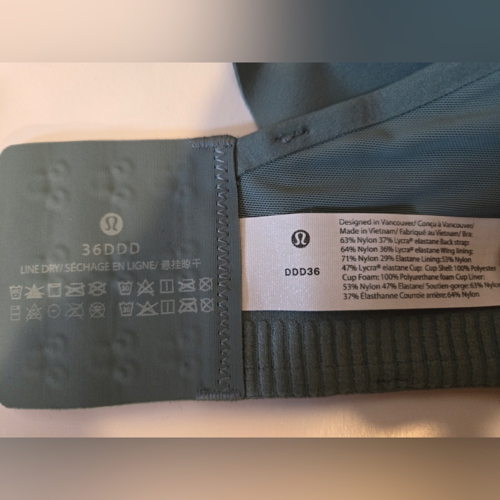 Lululemon AirSupport Bra - NWT 36DDD - Picture 5 of 5